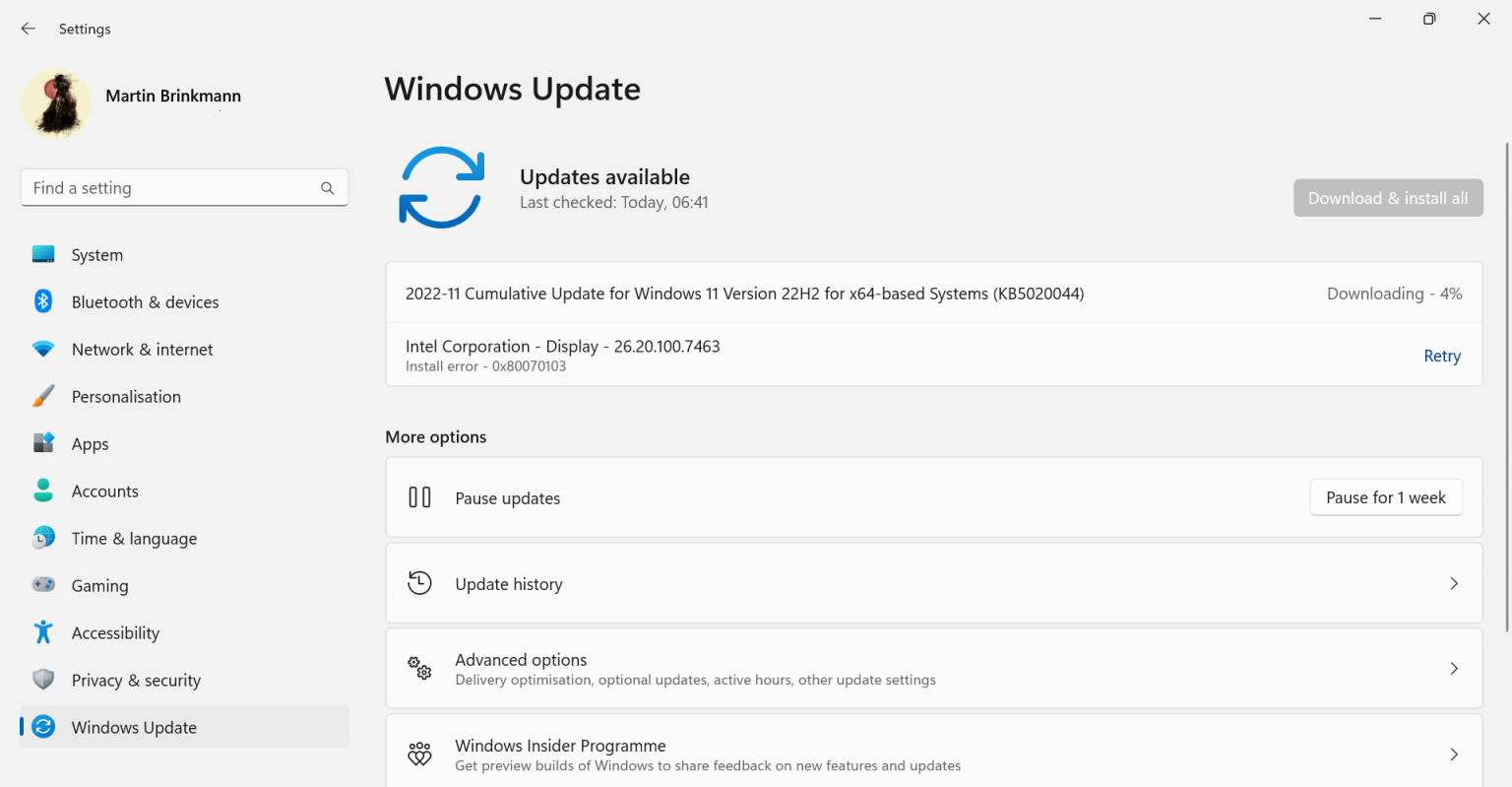 Windows 11 KB5020044 update launches with fixes and improvements