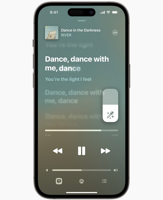Apple Sing on iOS 16.2