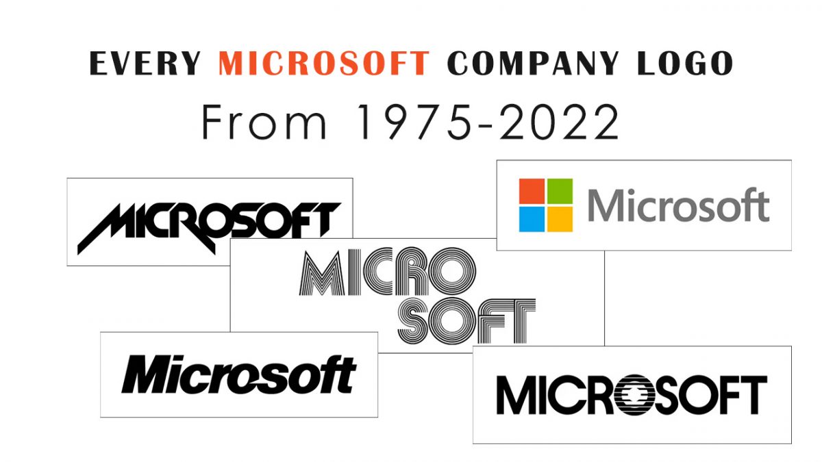 Every Microsoft Company Logo From 1975-2022