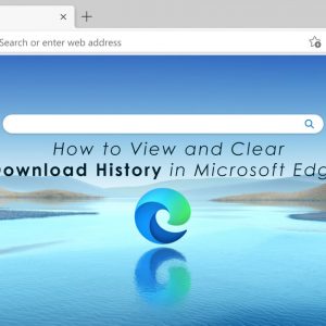 How to View and Clear Download History in Microsoft Edge