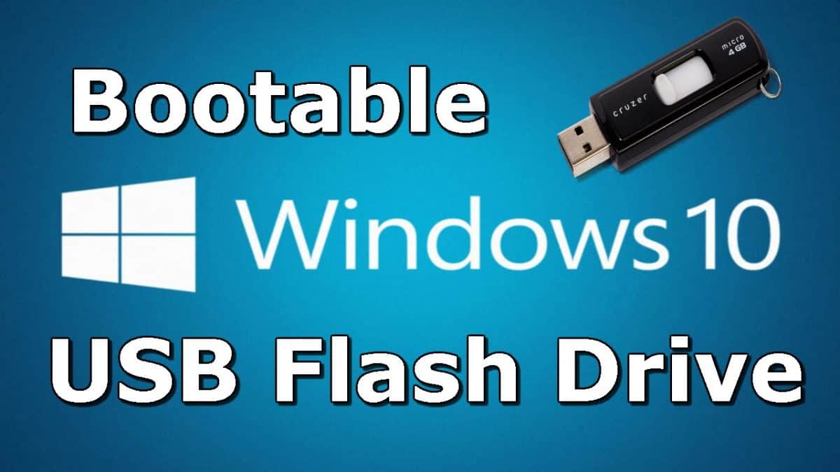Make a Bootable Windows 10 USB Drive