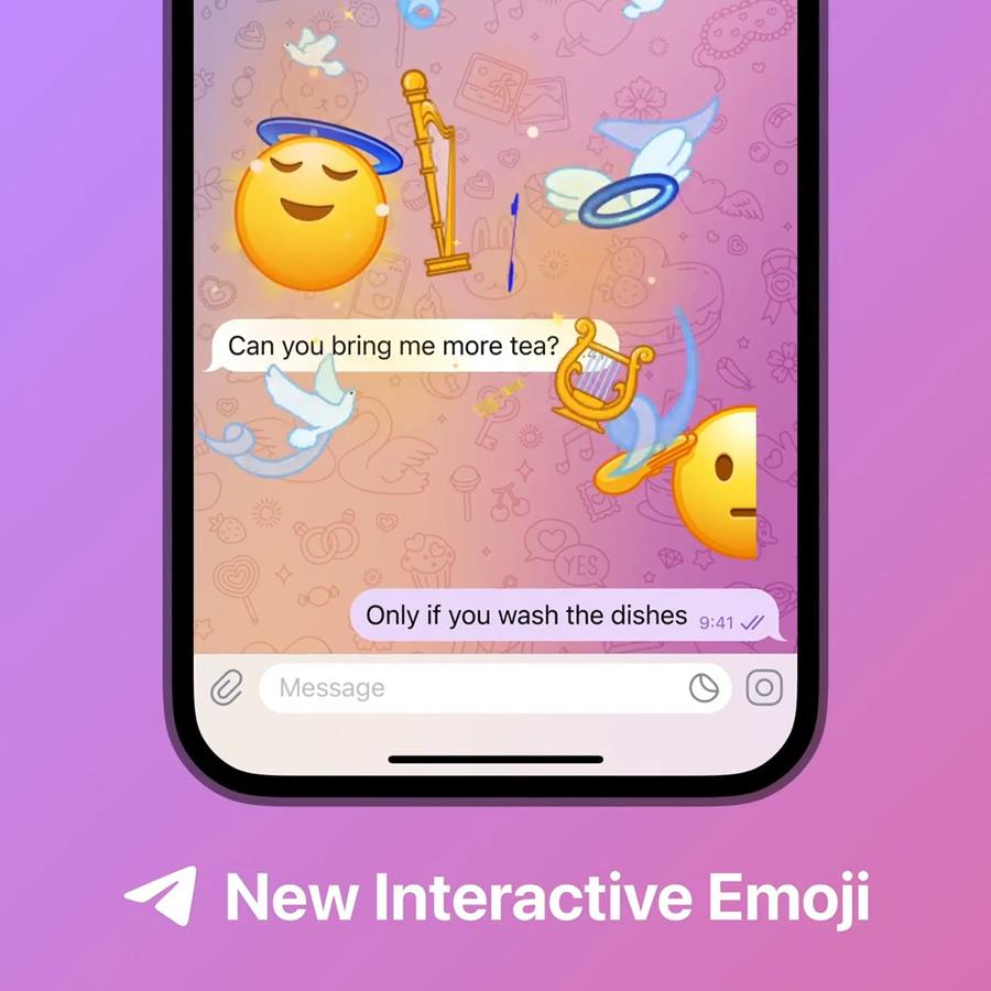 Emoji più interattive in Telegram