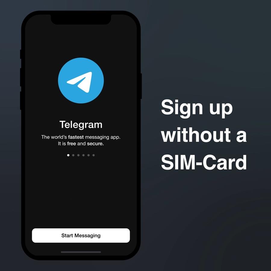 Telegram now lets users sign up without a phone number
