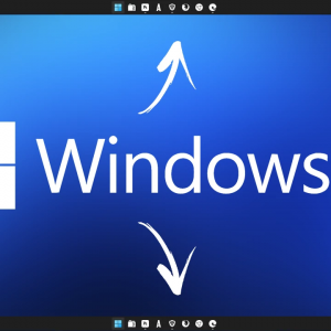 Windows 11 taskbar left