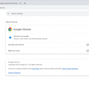 google chrome 108 security update