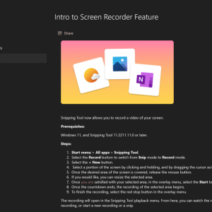 snipping tool screen recorder