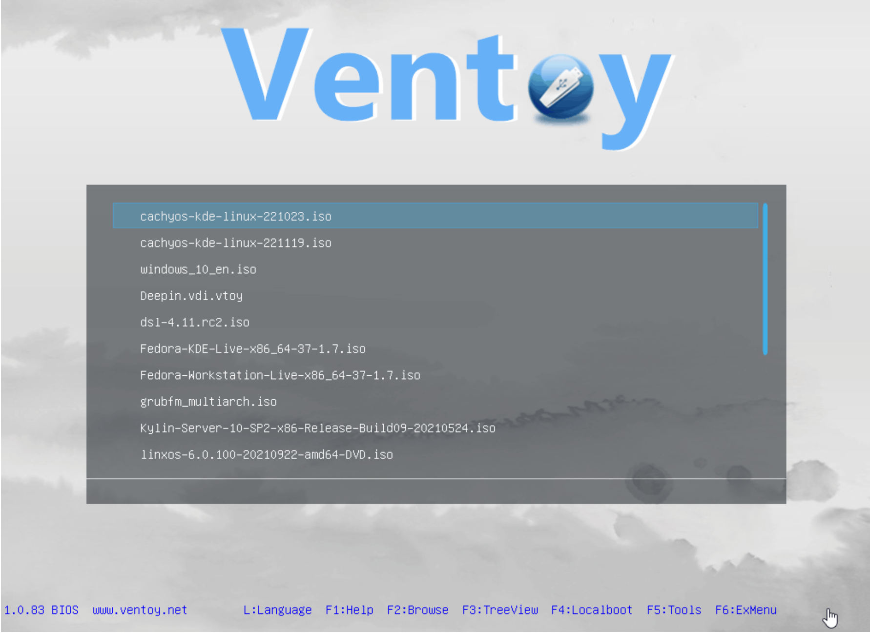 Multi-boot tool Ventoy adds support for 32GB Fat32 and multi-languages