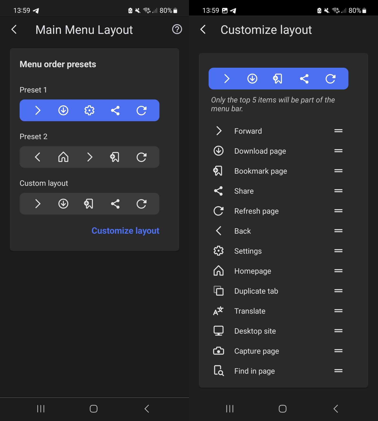 [Image: vivaldi-android-menu-customization.png]