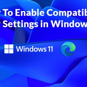 How To Enable Compatibility View Settings in Windows 11