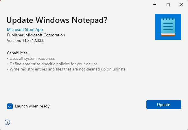 How to get Notepad with Tabs in the stable version of Windows 11