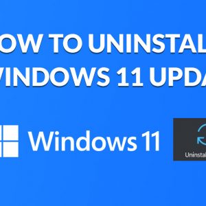 How to uninstall a Windows 11 update
