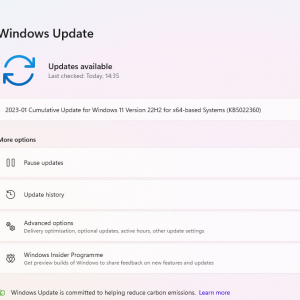 KB5022360 windows 11 update