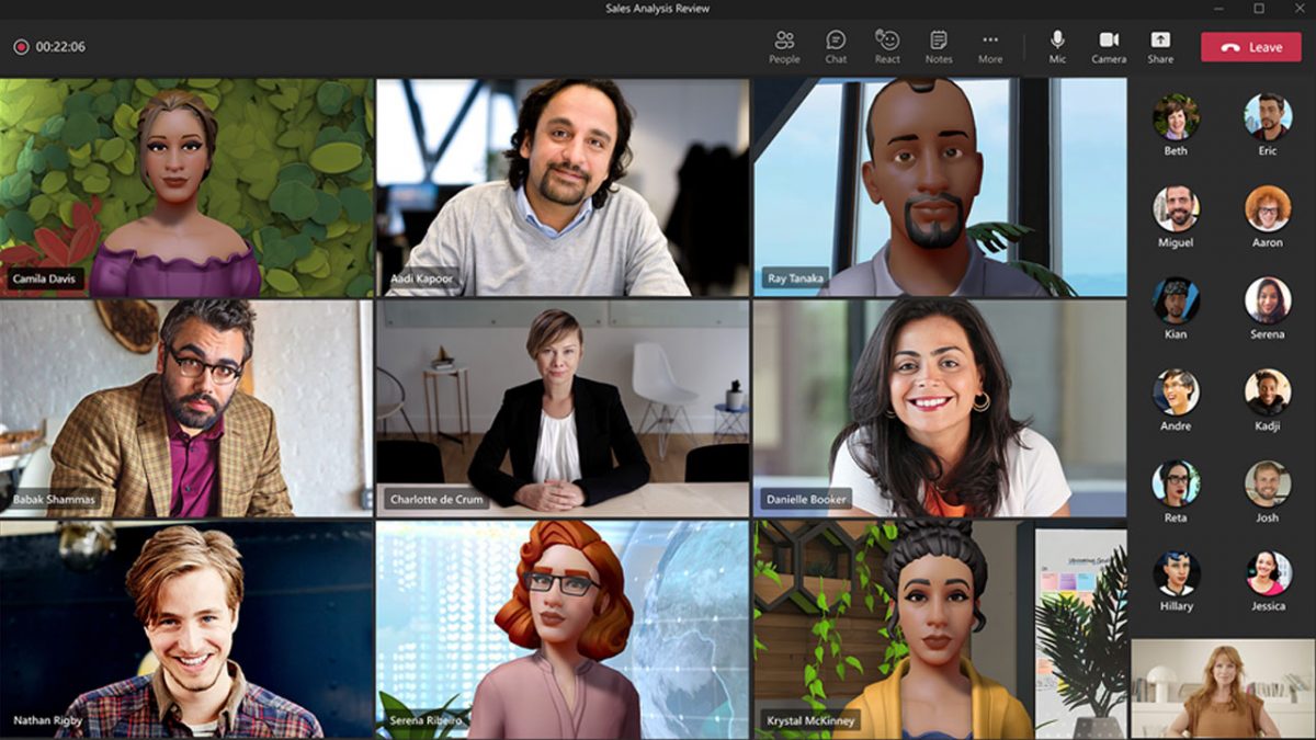 You can expect to see virtual avatars in your online meetings this year