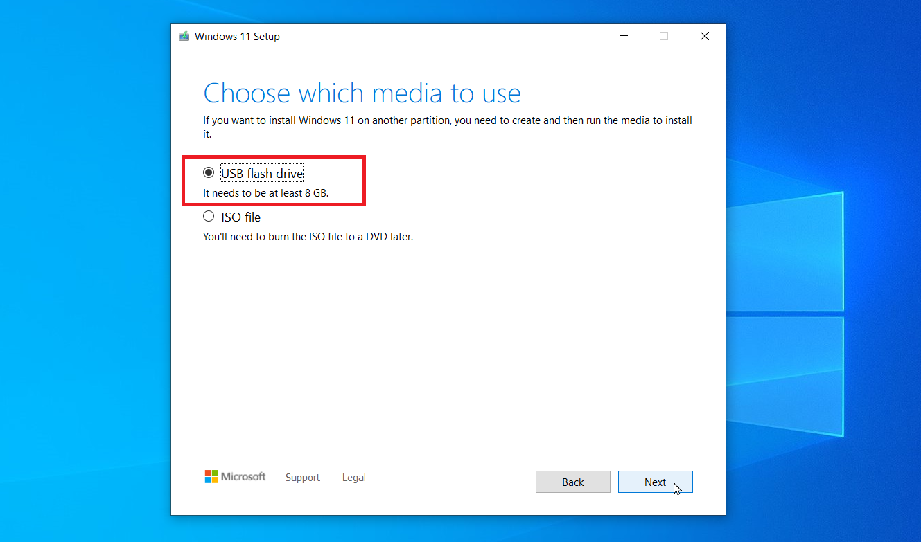 Strumento di creazione multimediale di Windows 11