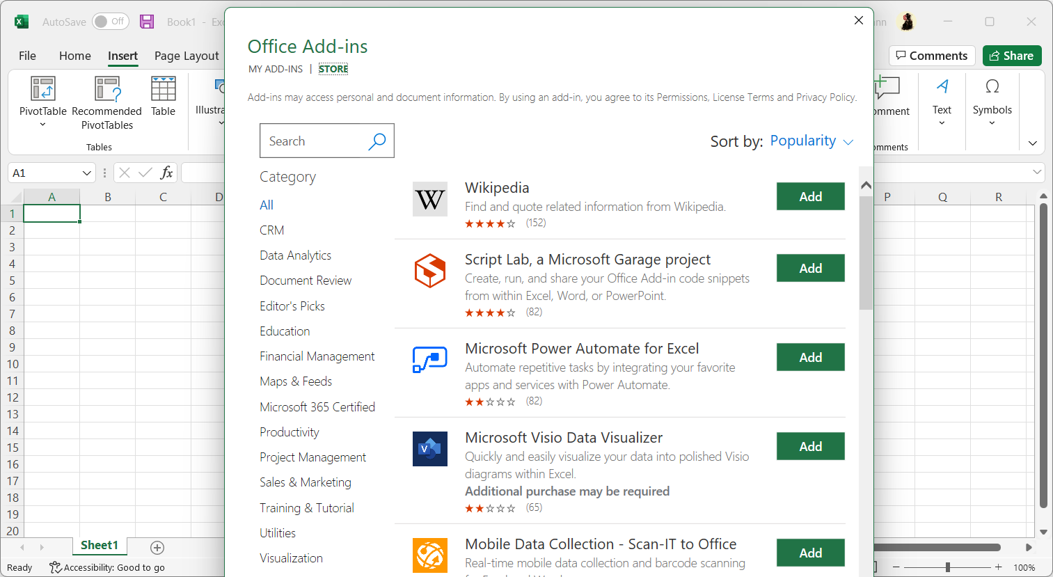 Microsoft puts a stop to Excel add-ins from the Internet