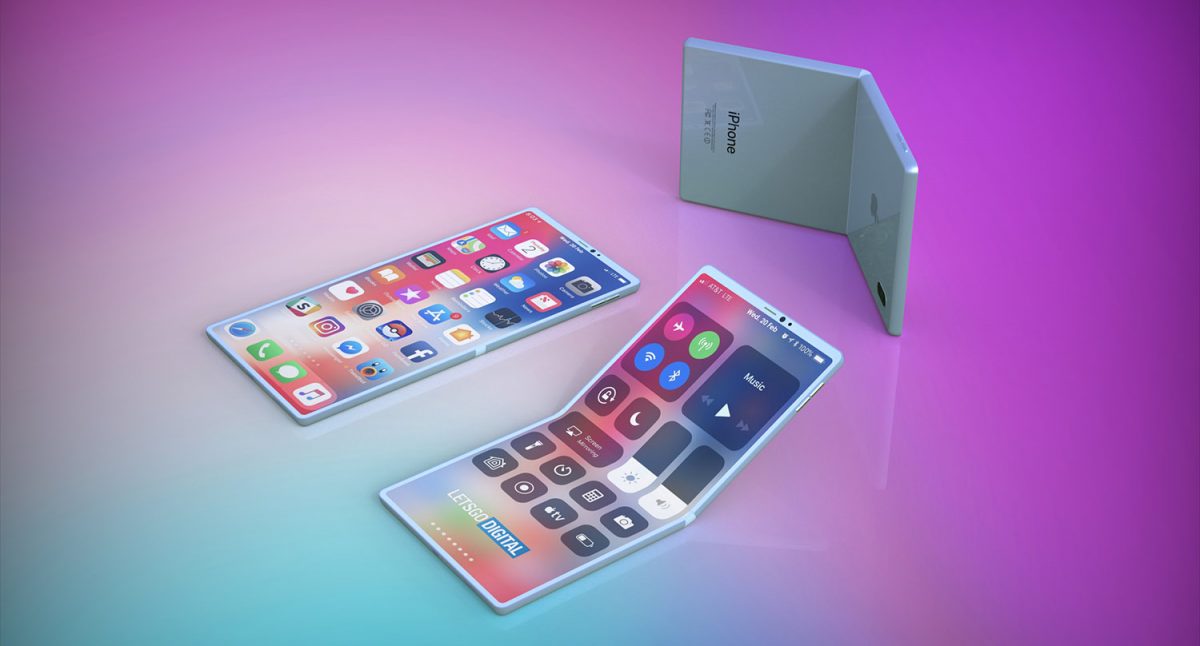 Apple files patents for a foldable phone