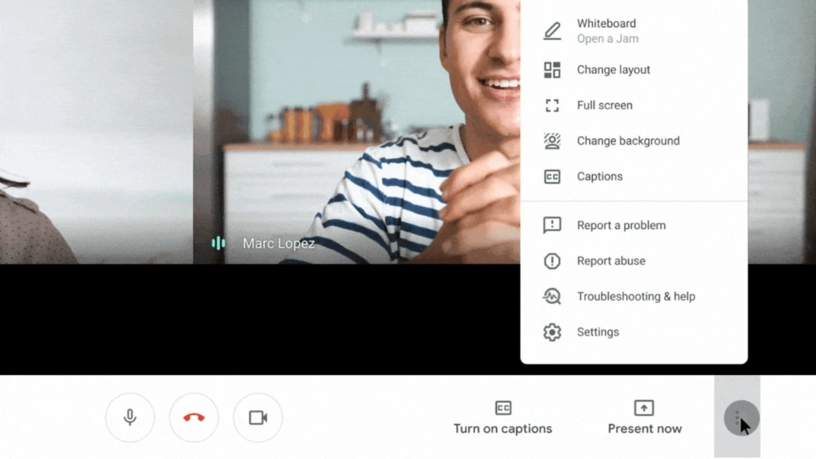 Google Meet now features caption support for video recordings
