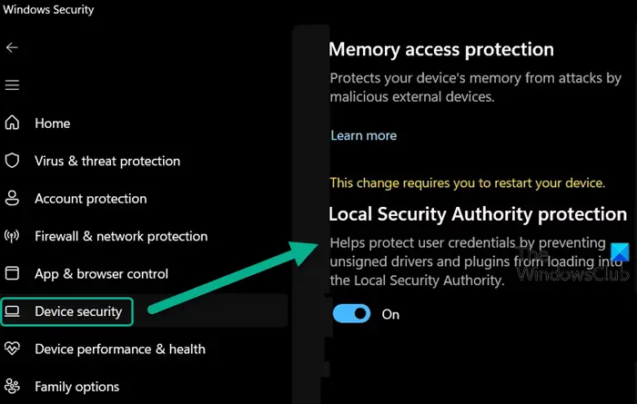 How to enable LSA protection on Windows 11