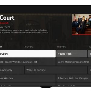 New YouTube Live TV Guide layout