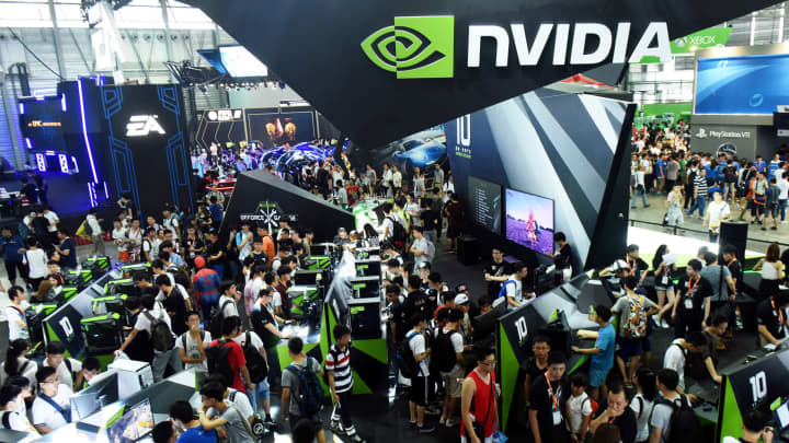 Nvidia Shares Rise 12% on Bullish AI Outlook and Positive Earnings