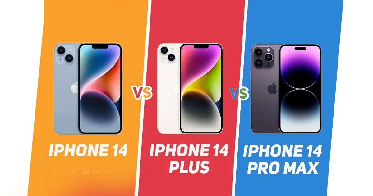 The Differences Between iPhone 14, iPhone 14 Plus and iPhone 14 Pro Max