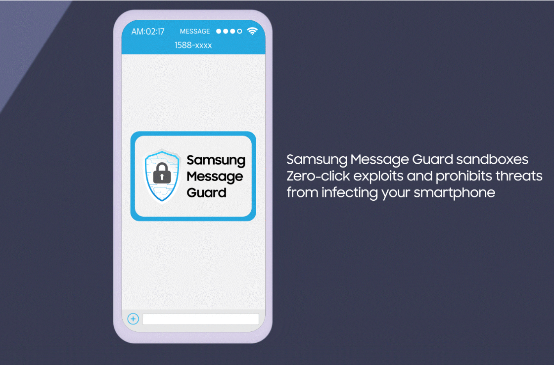 Samsung Message Guard: zero-click attack protection on Samsung Galaxy devices