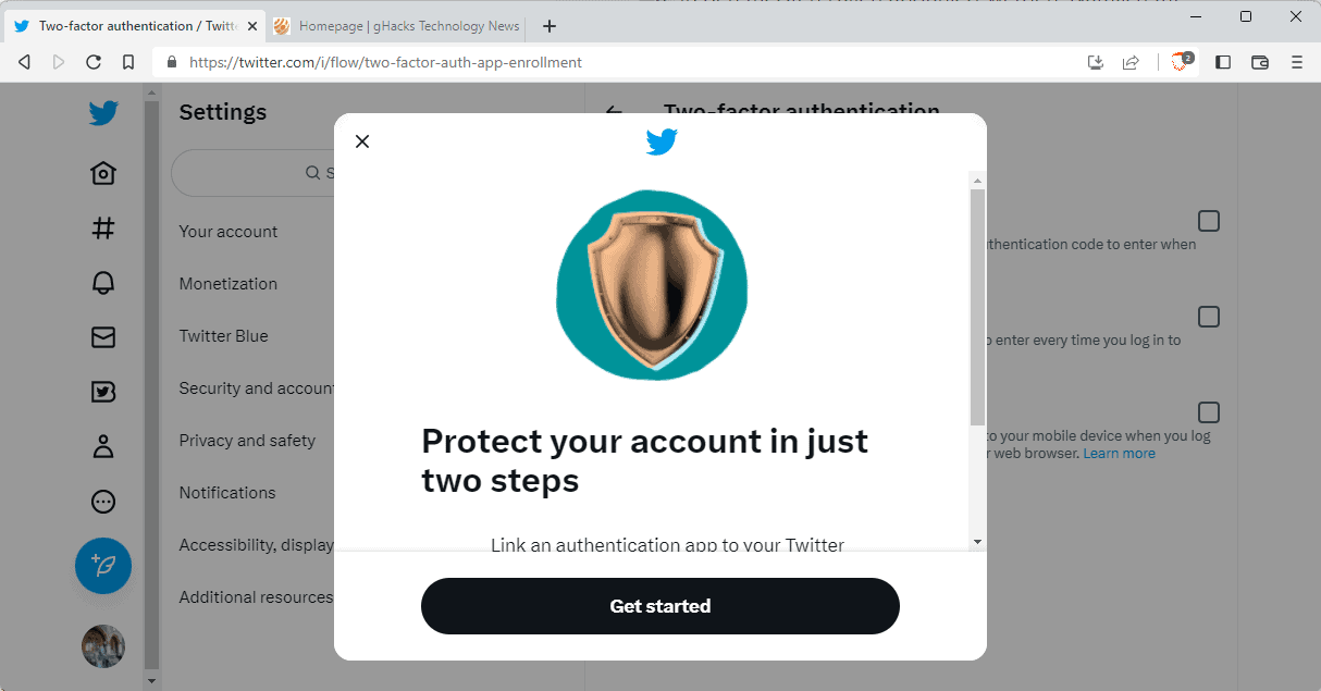 twitter protect account