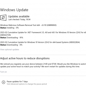 windows security updates february 2023
