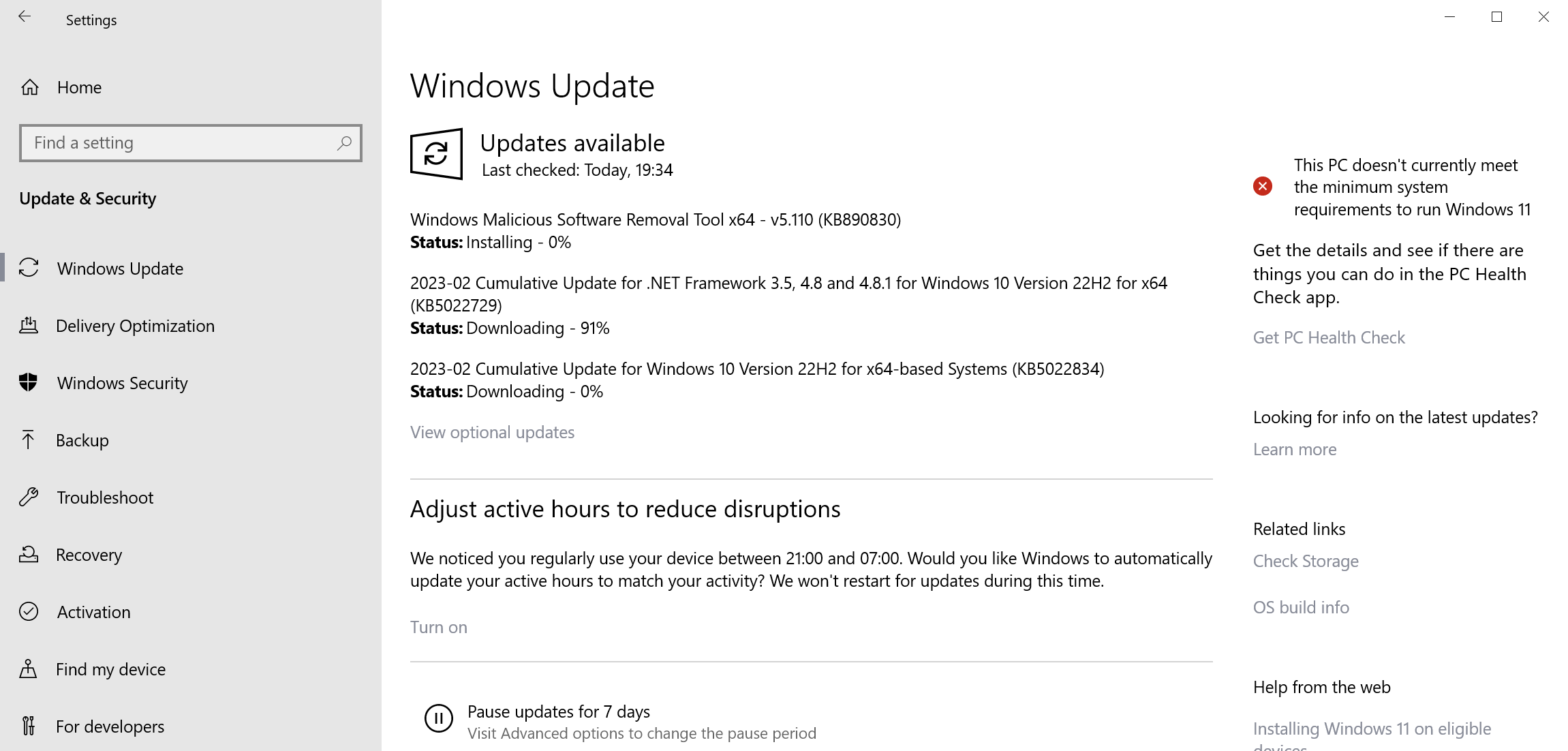 Microsoft Windows Security Updates February 2023 overview