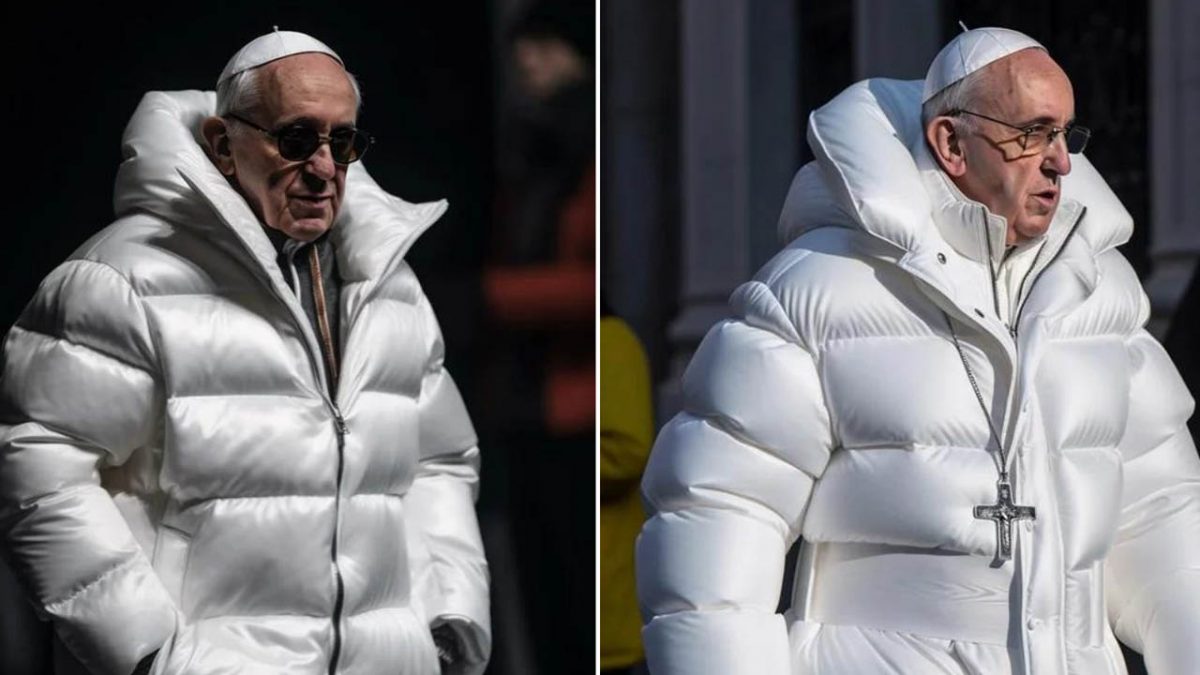 AI Pope-in-a-Puffer-Jacker goes Viral, causing Mixed Emotions