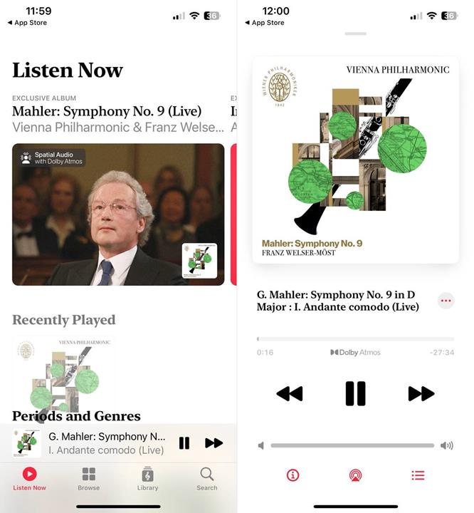 Apple Music Classical interface
