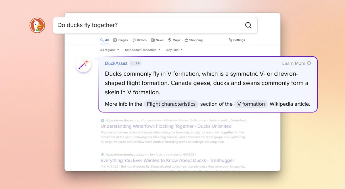 DuckDuckGo launches DuckAssist