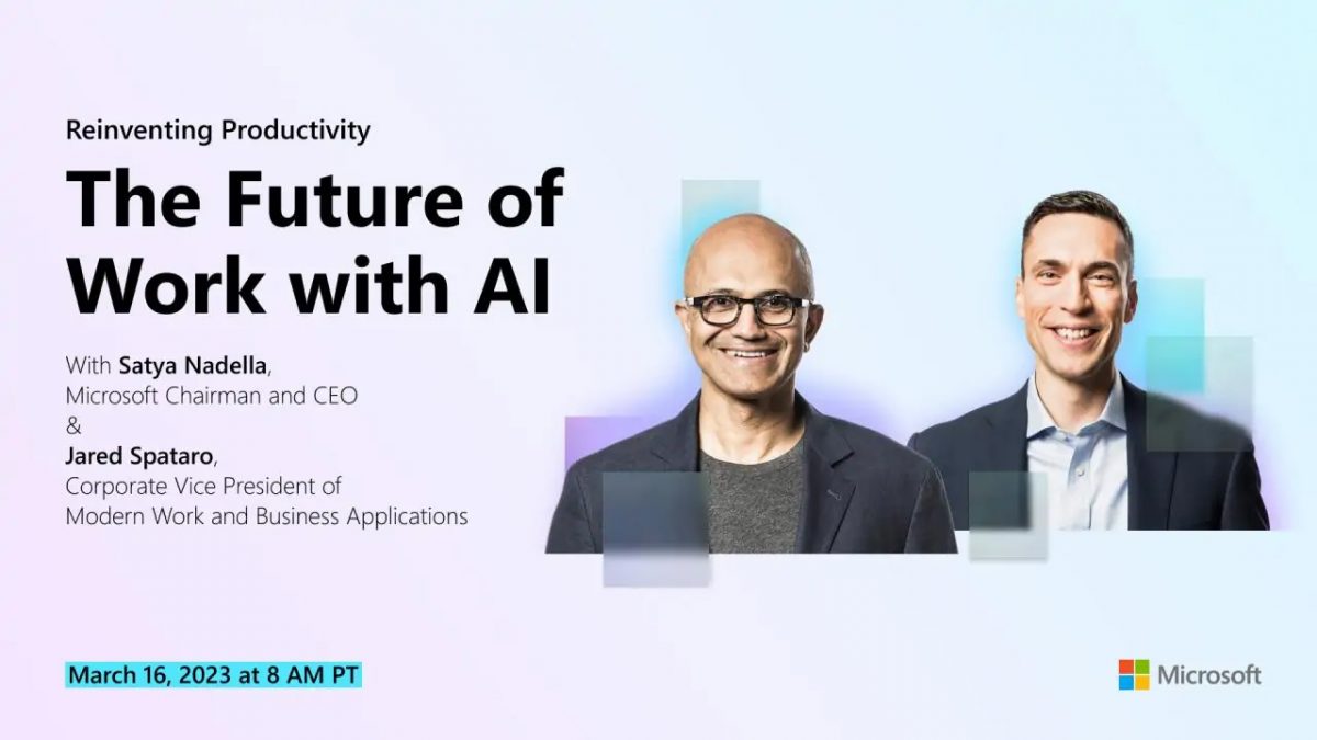 How to watch "Future of work with AI" the Microsoft 365 event