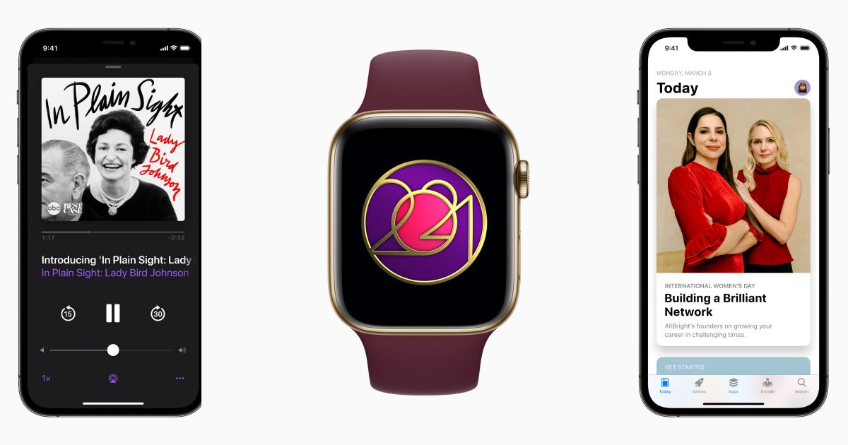 The Apple Watch annual Activity Challenge to celebrate International Women’s Day