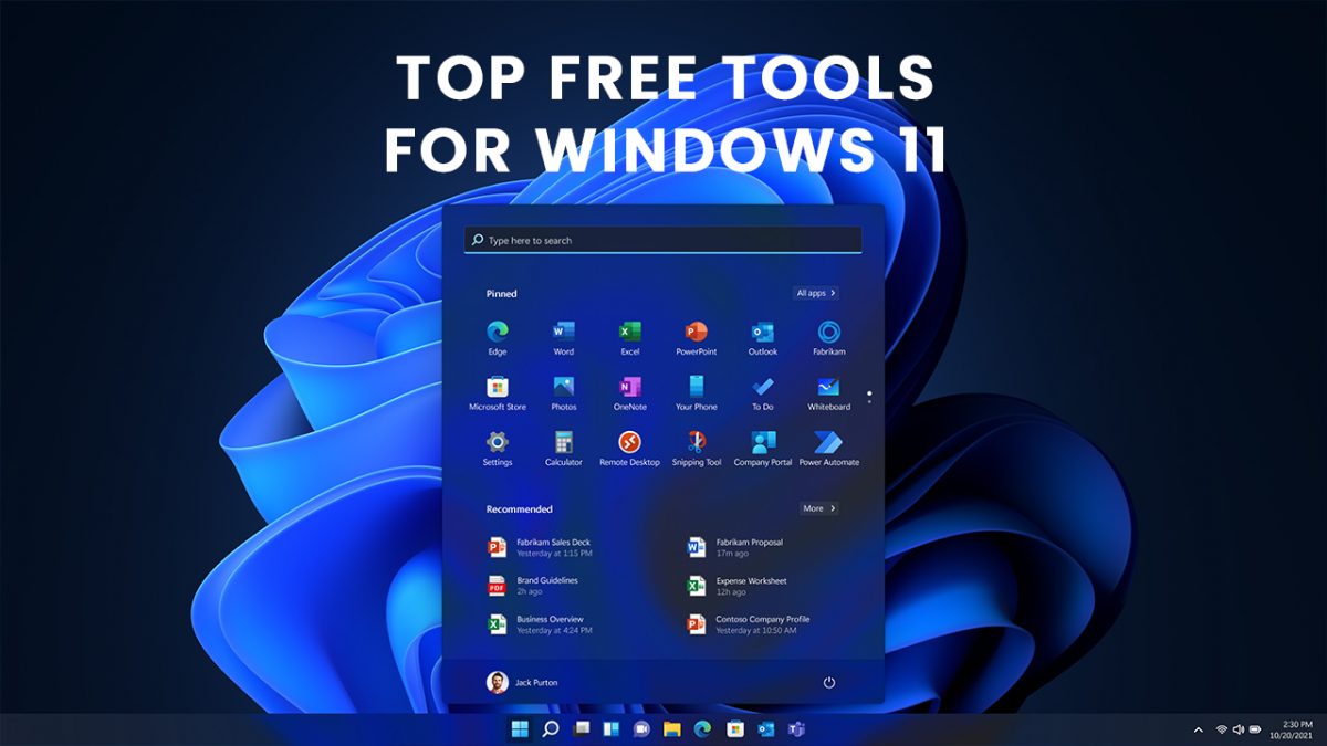 Top Free Tools for Windows 11