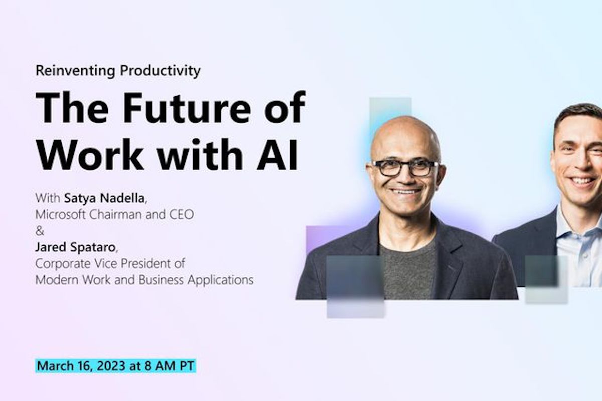 Microsoft has been investing a lot in the AI industry for the past few years and on March 16, the future of work with AI will be revealed.