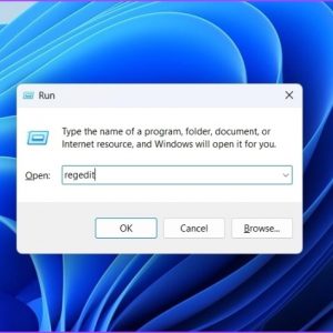 How to Open Registry Editor on Windows 11