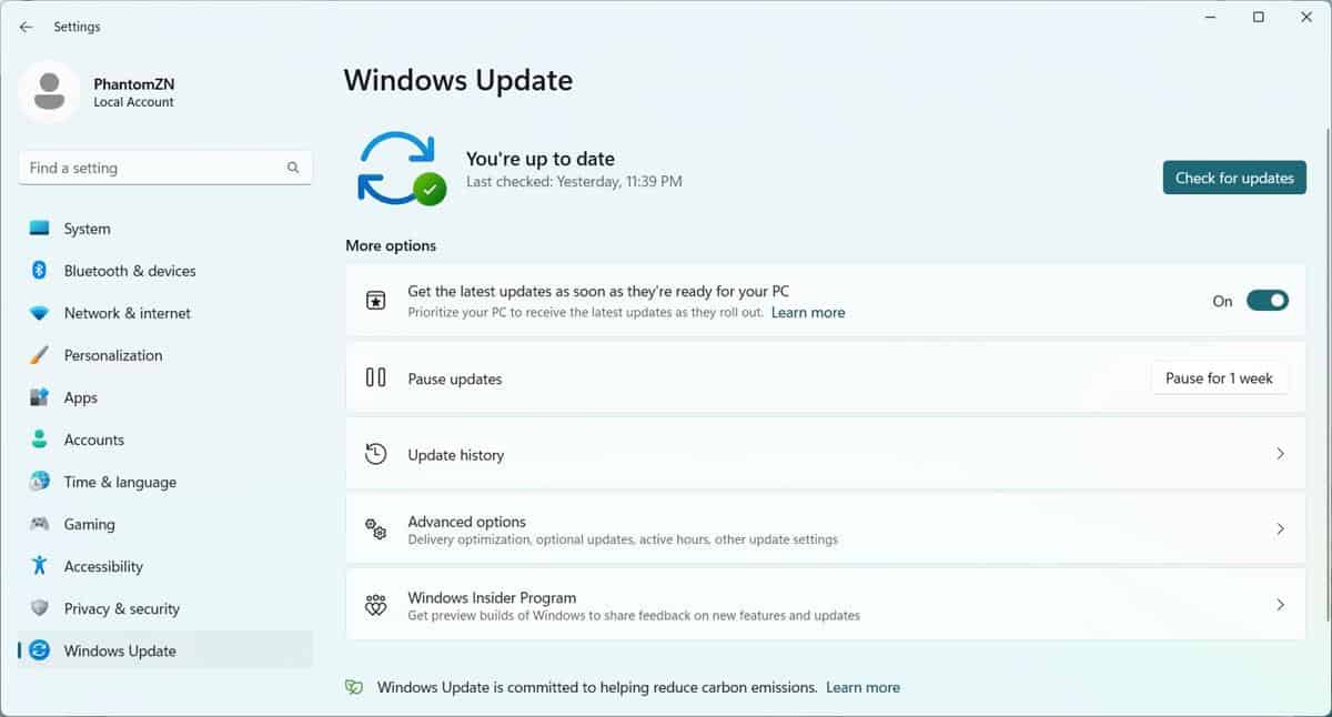 windows 11 get the latest updates as soon as they are ready for your pc