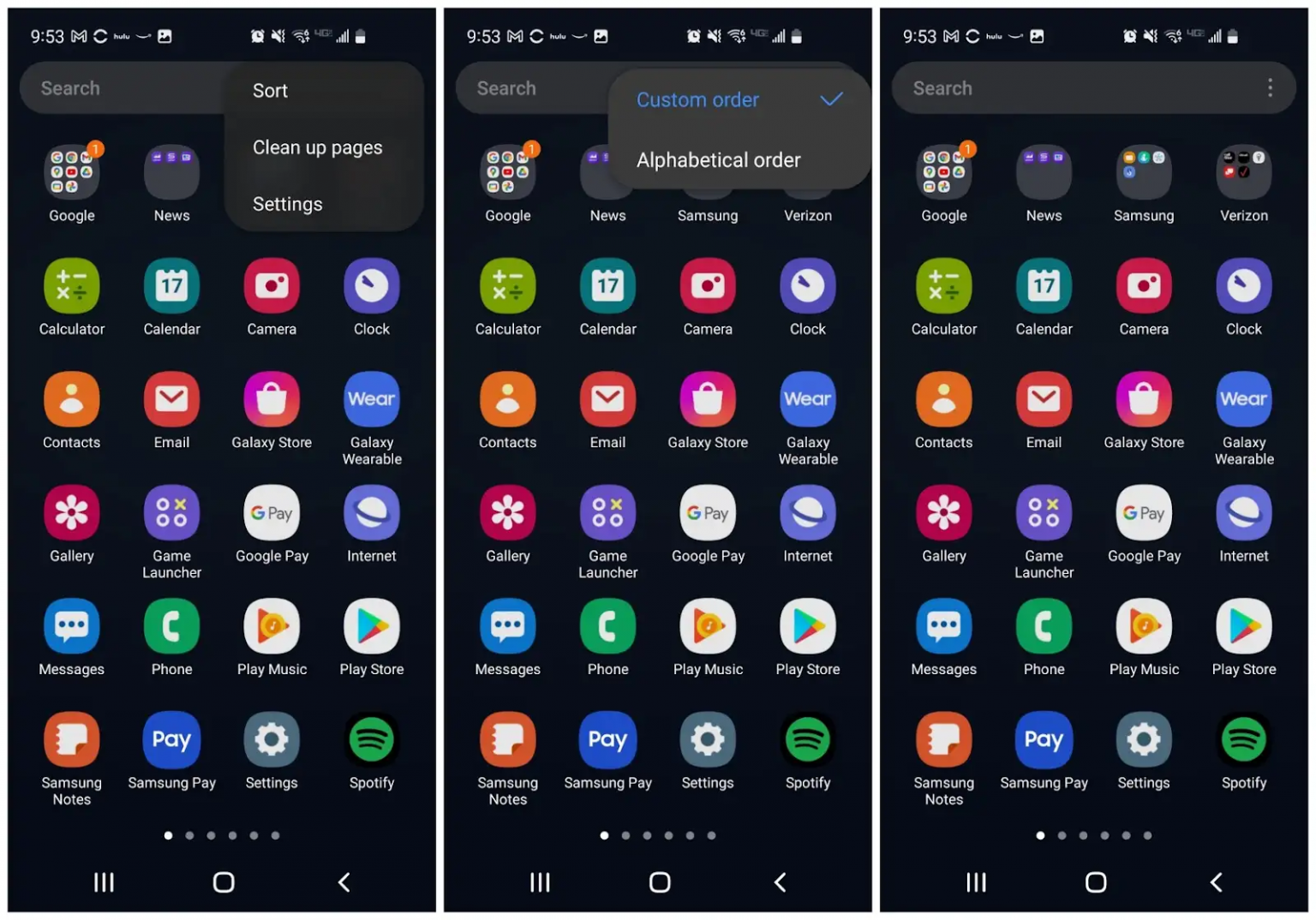 Organizing Home Screen Android Screen Ghacks Tech News