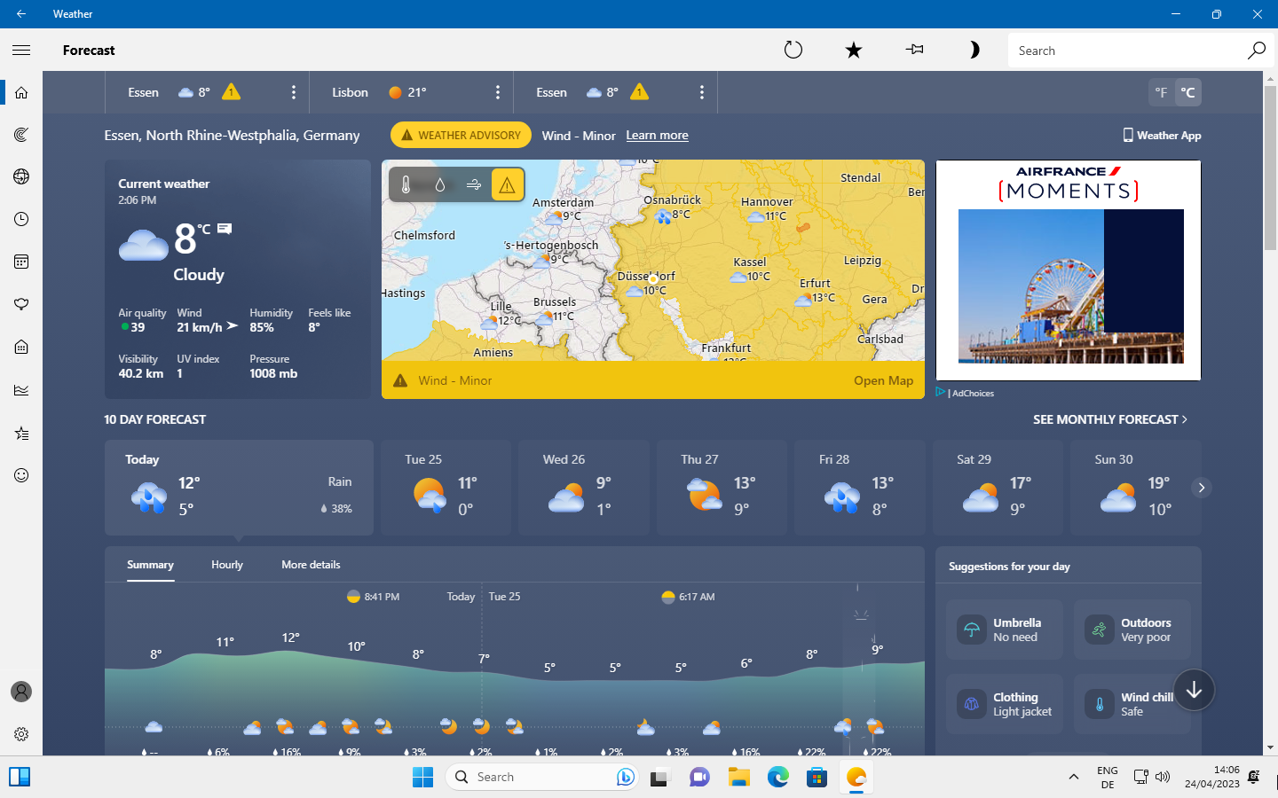 new weather app windows-11