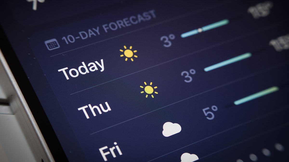 Apple Weather App Experiences Outages