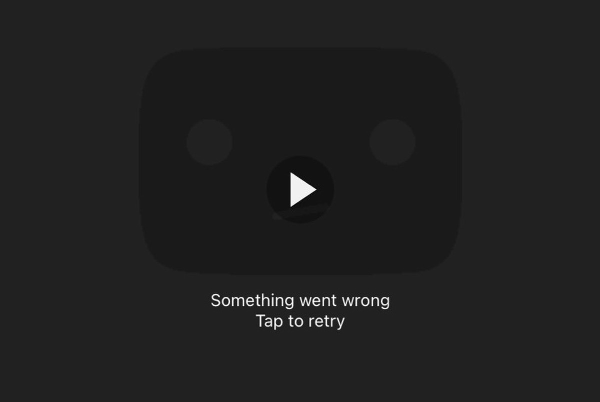Youtube app something went wrong