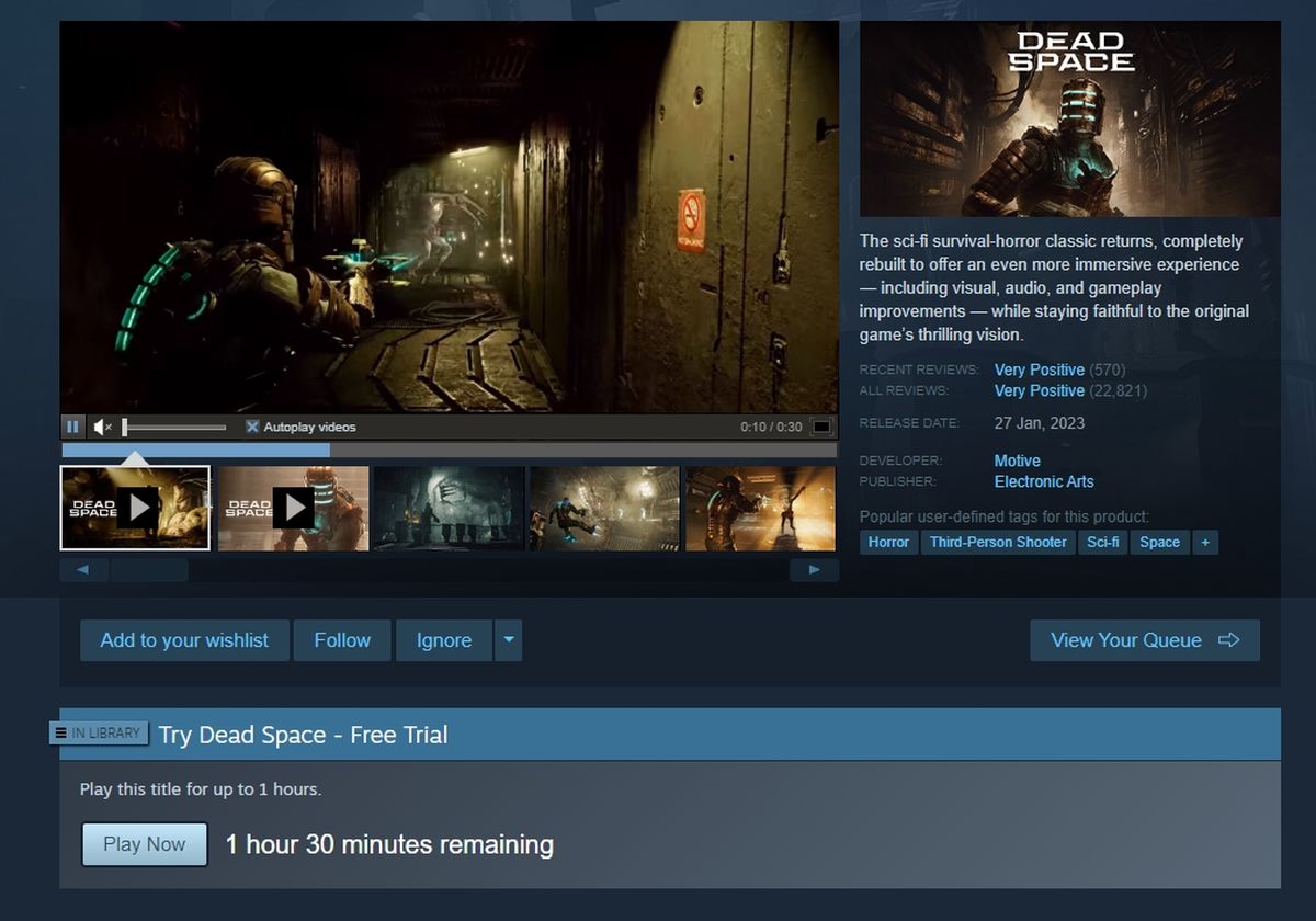 Steam Game Trial