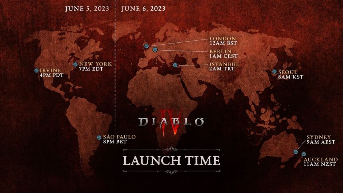 Diablo 4 launch time
