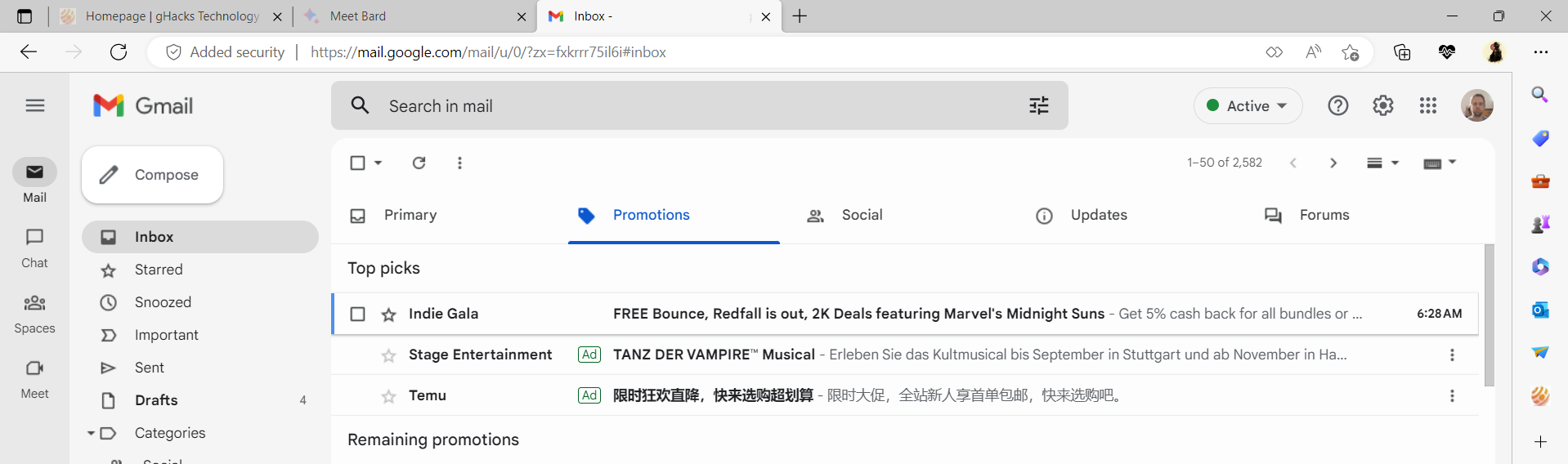 gmail inline ads