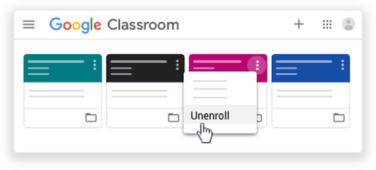 How to leave a Google Classroom