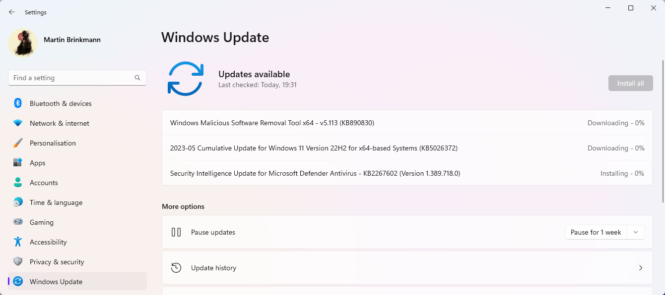 windows security updates may 2023