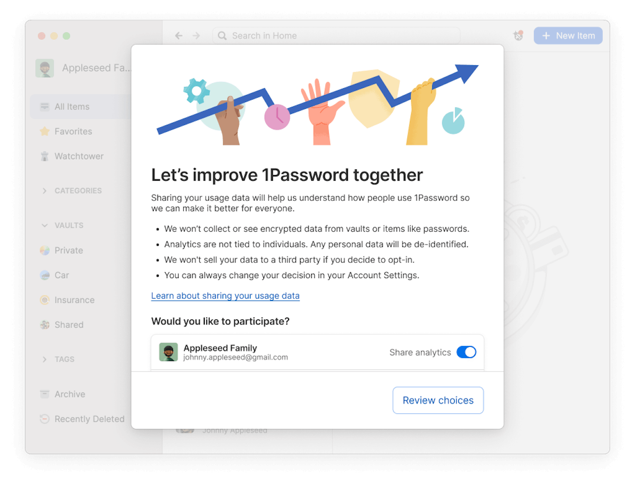 1password telemetry