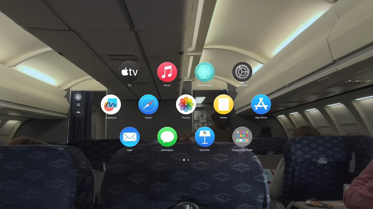 Apple Vision Pro has a Travel Mode for airplane rides