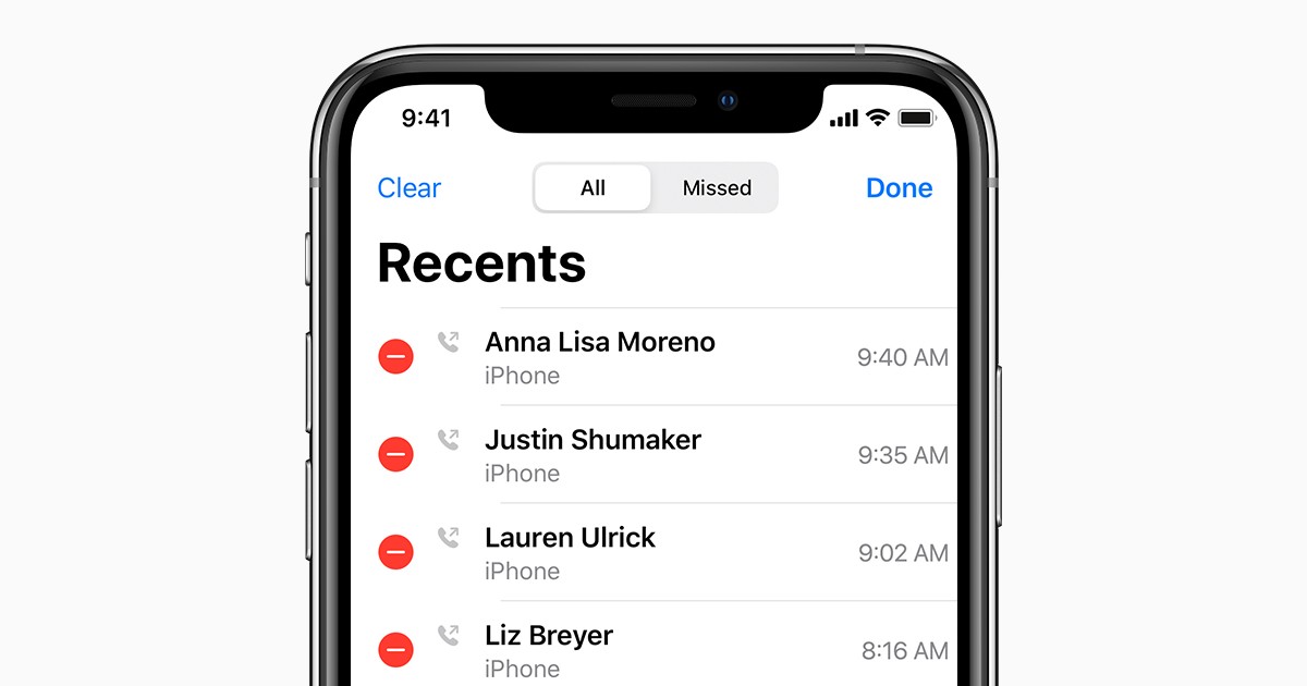 How to check call logs in iPhone